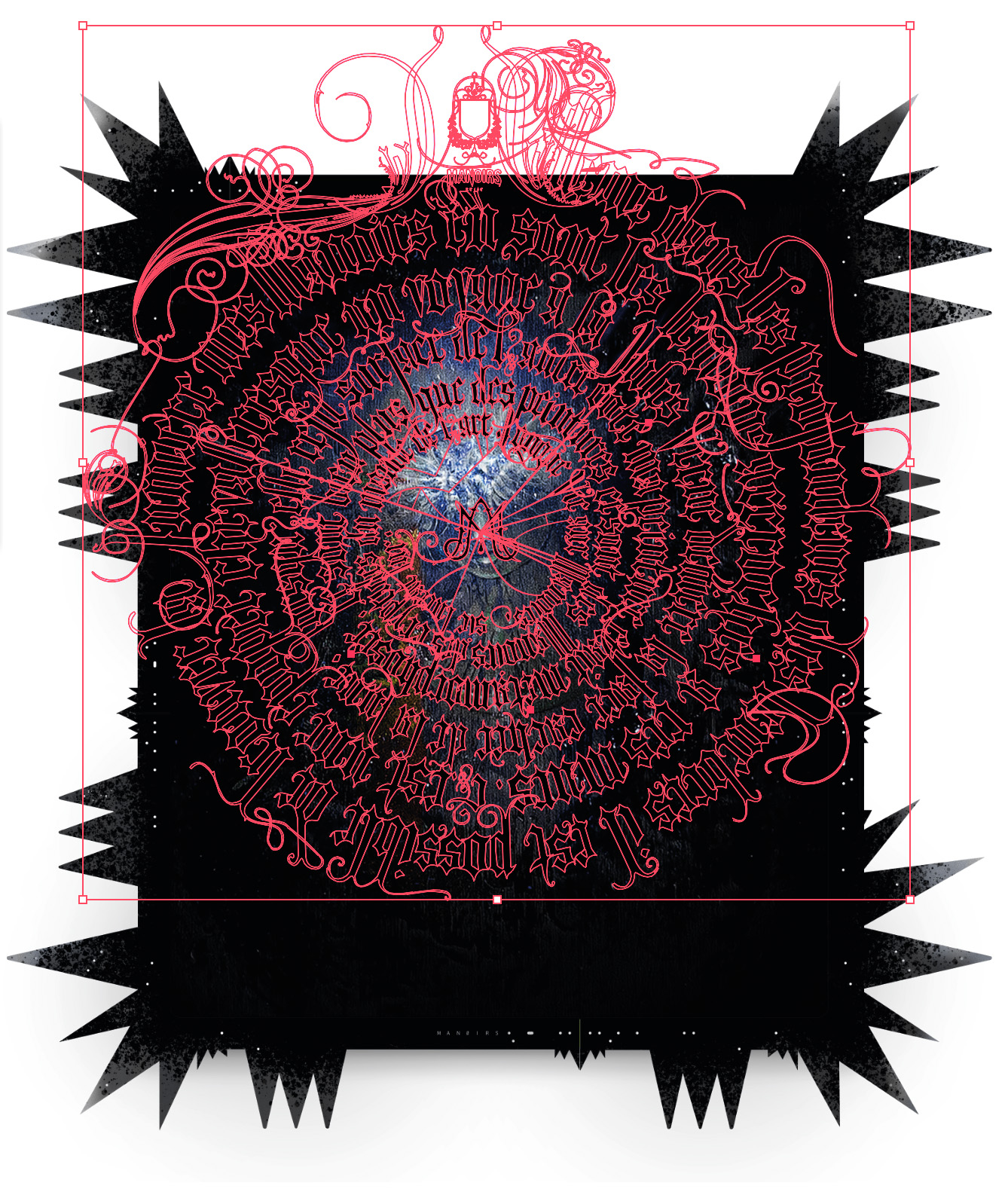 Toile du Manoirs et Vierge Noire🕷️